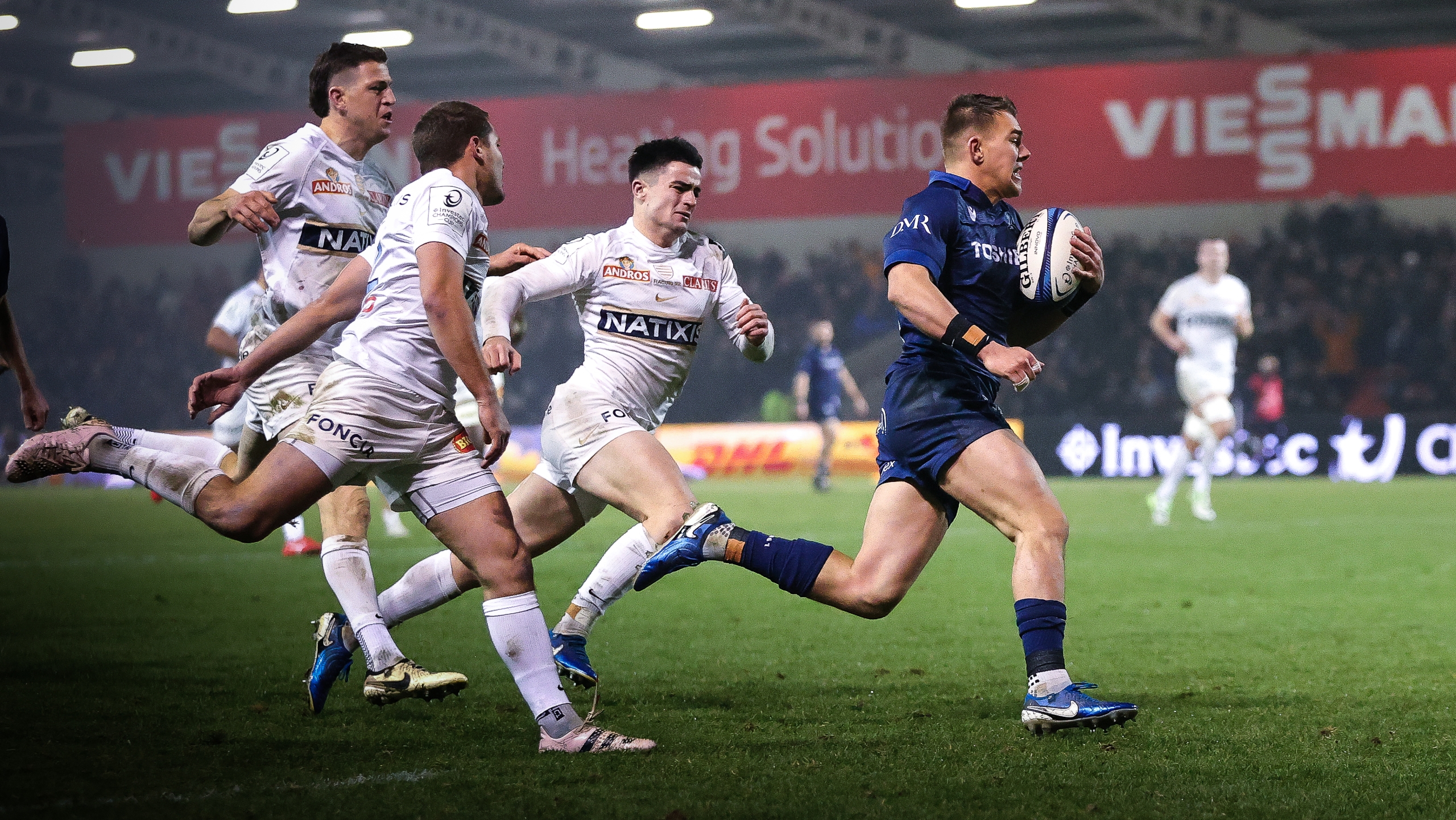 RAMPANT Sharks score five to overpower European GIANTS